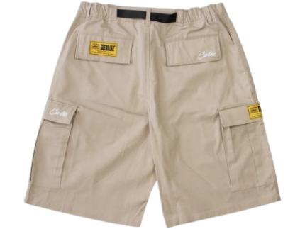 corteiz-alcatraz-cargo-shorts-beige