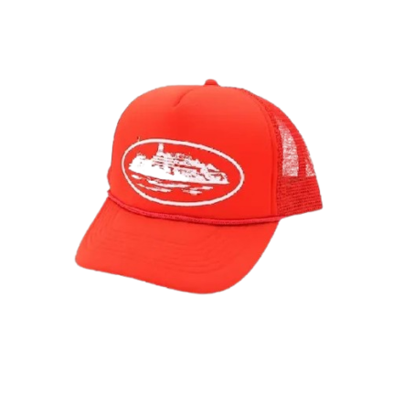 corteiz-alcatraz-trucker-hat-red