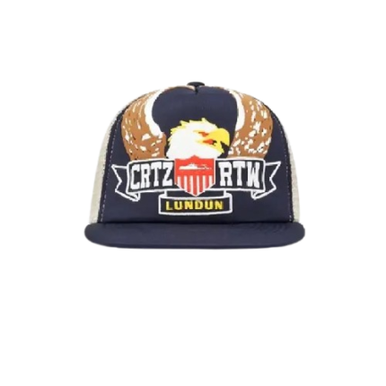 corteiz-dipset-trucker-hat-navy-blue