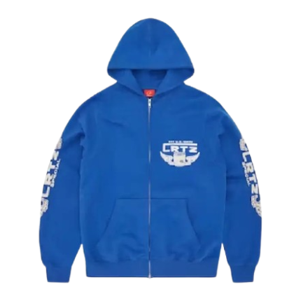 corteiz-gasolina-double-zip-hoodie-royal-blue