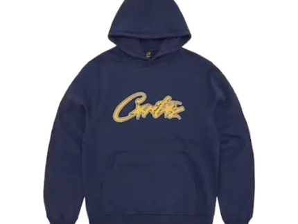 corteiz-satin-applique-hoodie-navy