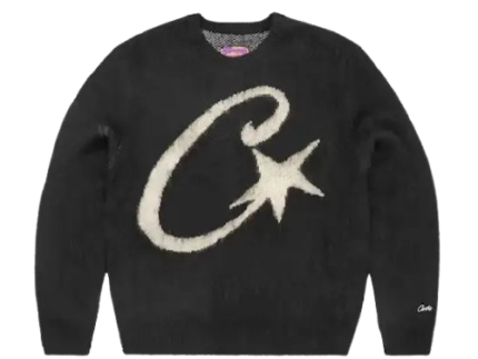 corteiz-c-star-mohair-knit-sweatshirt-black