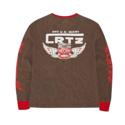corteiz-gasolina-waffle-sweatshirt-brown