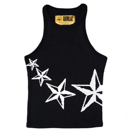 corteiz-womens-black-tank-top