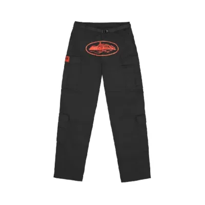 corteiz-guerillaz-cargos-black-red