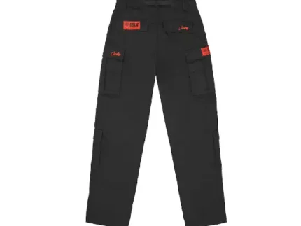 corteiz-guerillaz-cargos-black-red