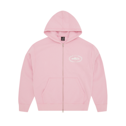 SUPERIOR ROYALE ZIP HOODIE [PINK]