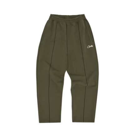 HMP OPEN HEM SWEATPANT [OLIVE / BLACK]