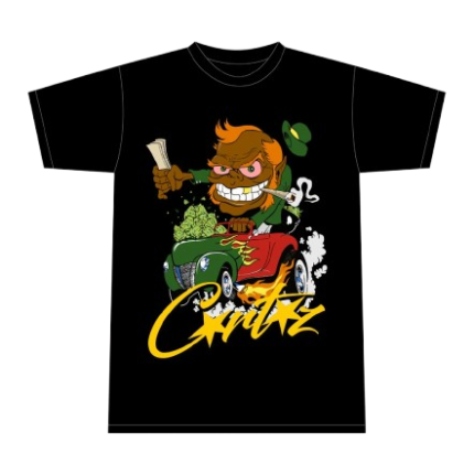 corteiz-leprechaun-420-t-shirt-black