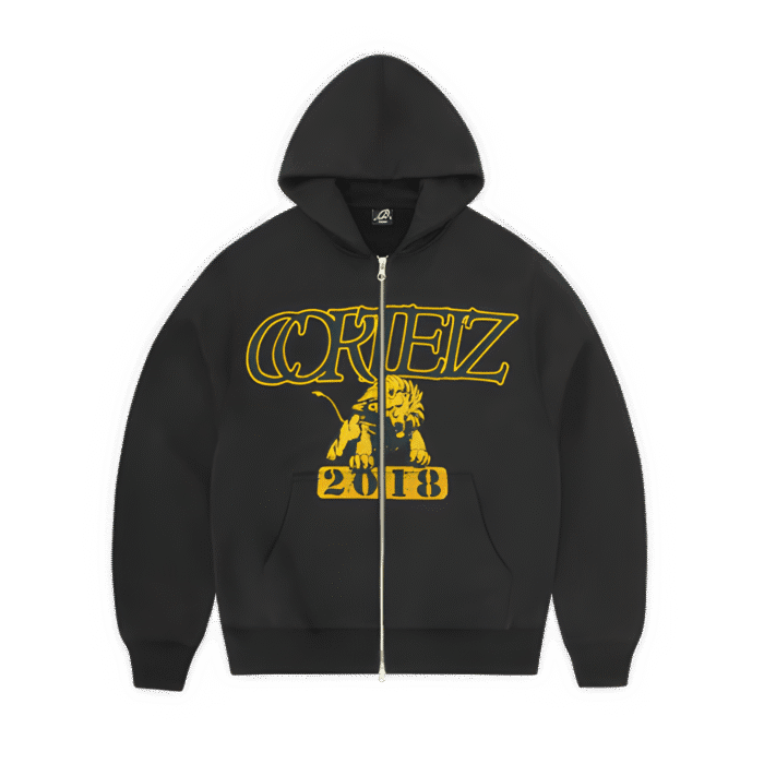 corteiz-lion-varsity-zip-hoodie-black