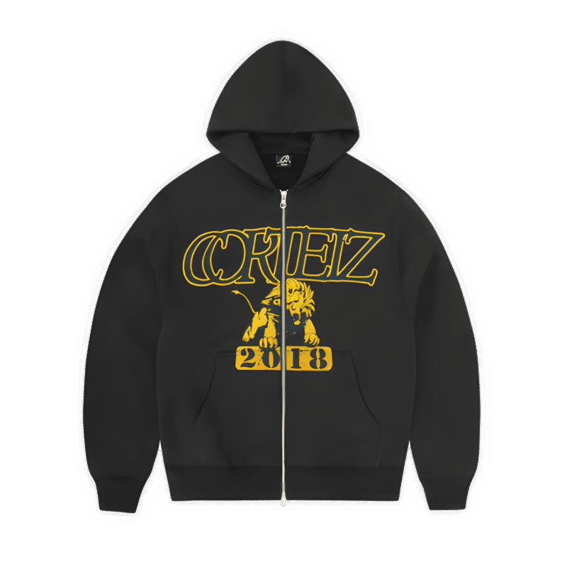 corteiz-lion-varsity-zip-hoodie-black