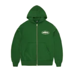island-puff-print-zip-hoodie-green