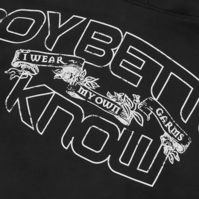 Corteiz BBK Royale Zip Hoodie Black Zoom-in - CorteizUKSite.com